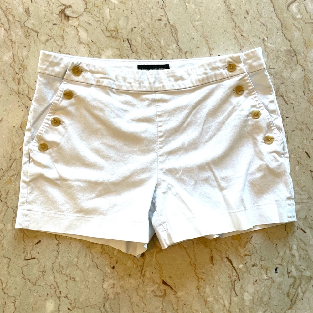 Banana Republic White Shorts